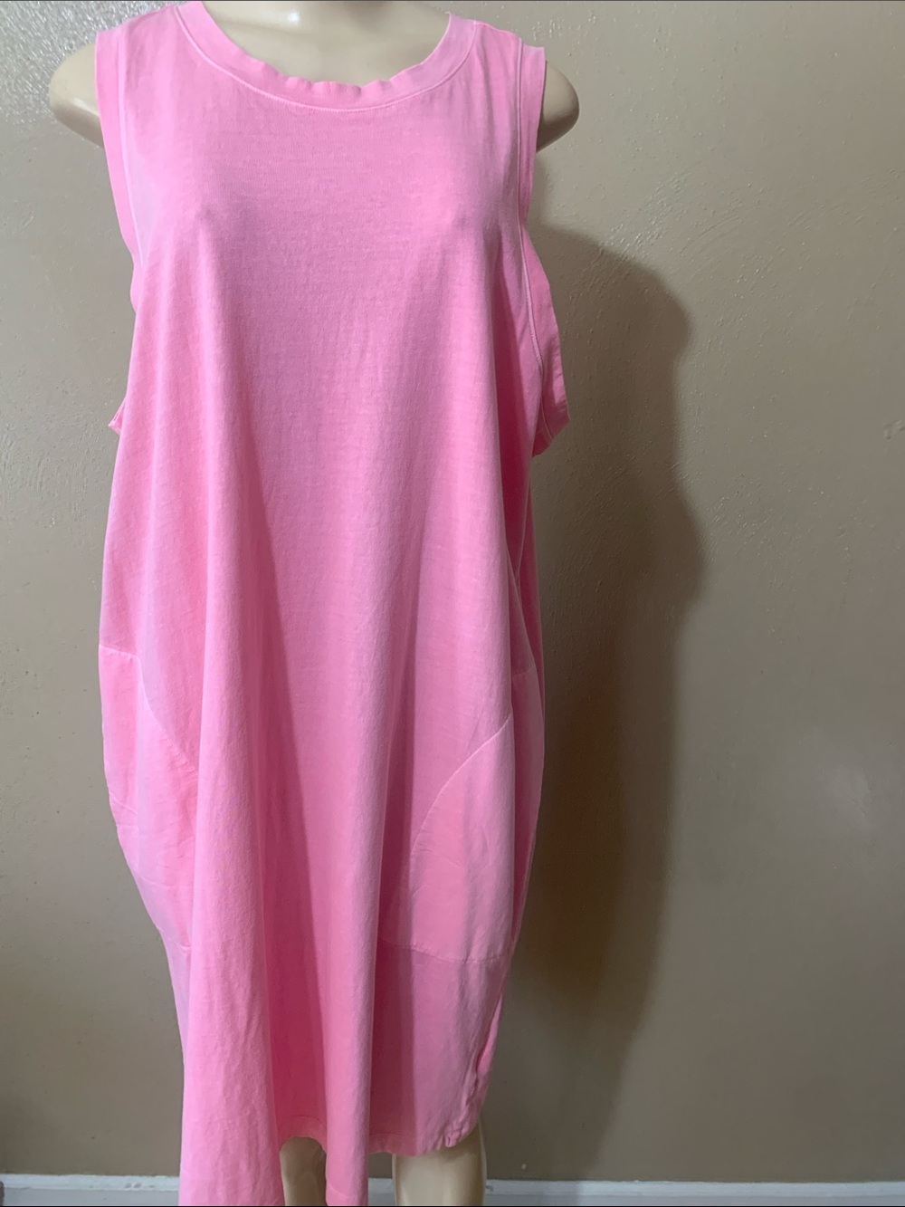 Old Navy XL Relaxed Pink Sleeveless Tank Dress